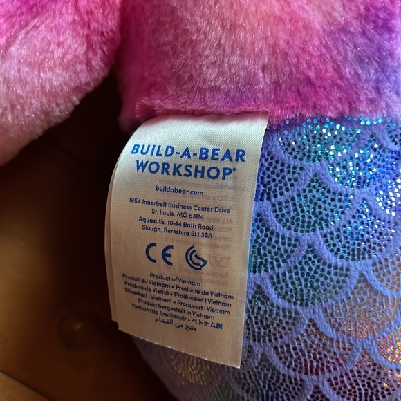build a bear mermaid cat rainbow sparkle - Picture 5 of 7